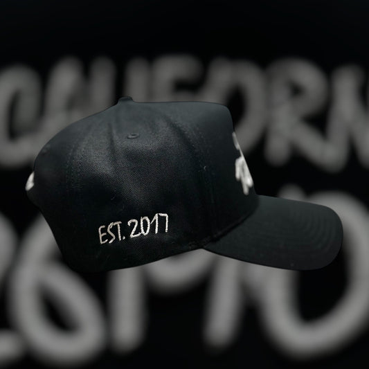 126MOBB CO. "TEXT LOGO" SNAPBACK (CURVED-BRIM)