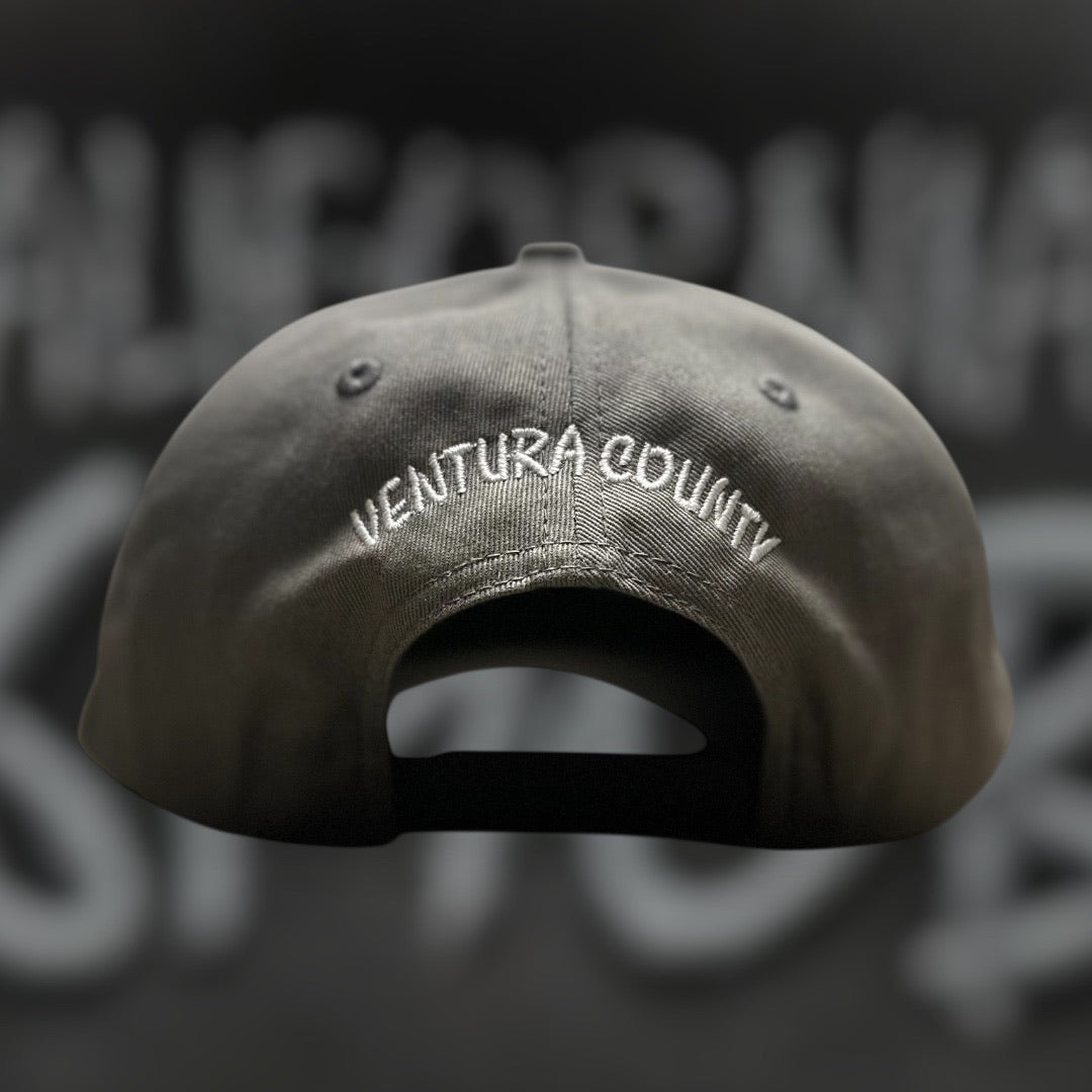 126MOBB CO. "TEXT LOGO" SNAPBACK (CURVED-BRIM)