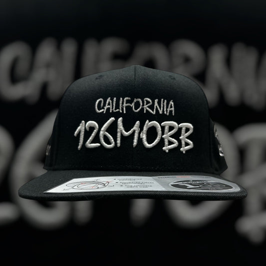 126MOBB CO. "TEXT LOGO" SNAPBACK (FLAT-BRIM)