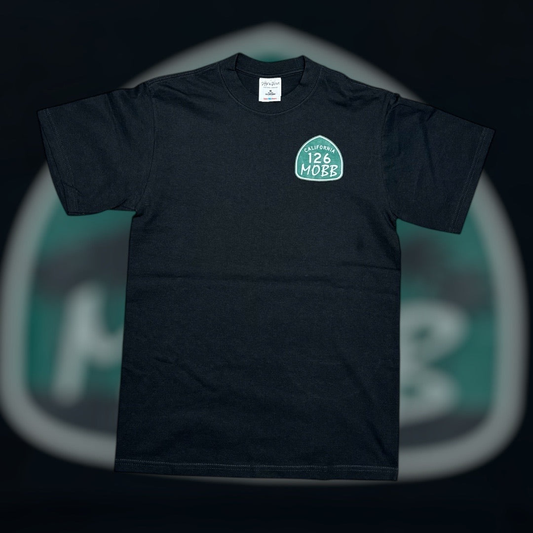 126MOBB CO. T-SHIRT – OG TRUCK SHIELD (BLACK)