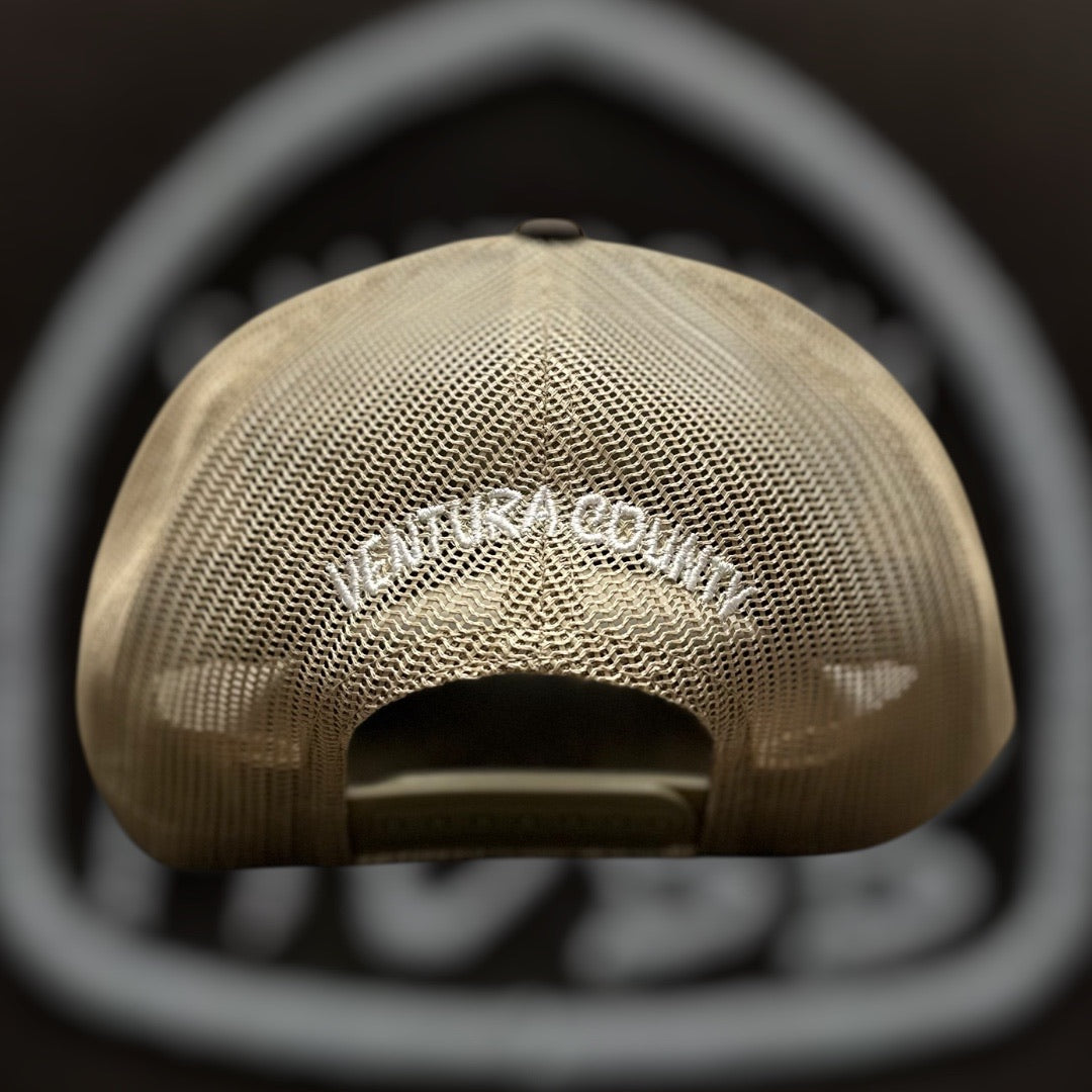 126MOBB CO. "BOLD & HOLLOW" TRUCKER HAT (CURVED-BRIM)