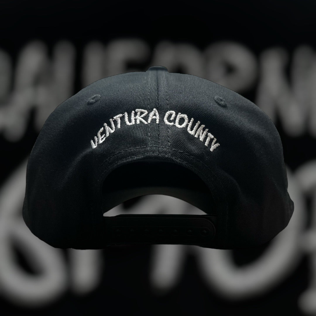 126MOBB CO. "TEXT LOGO" SNAPBACK (CURVED-BRIM)