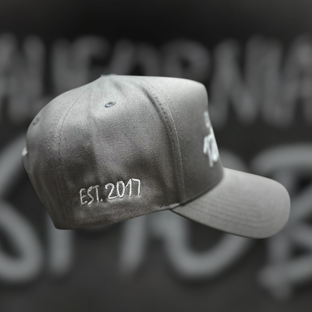 126MOBB CO. "TEXT LOGO" SNAPBACK (CURVED-BRIM)