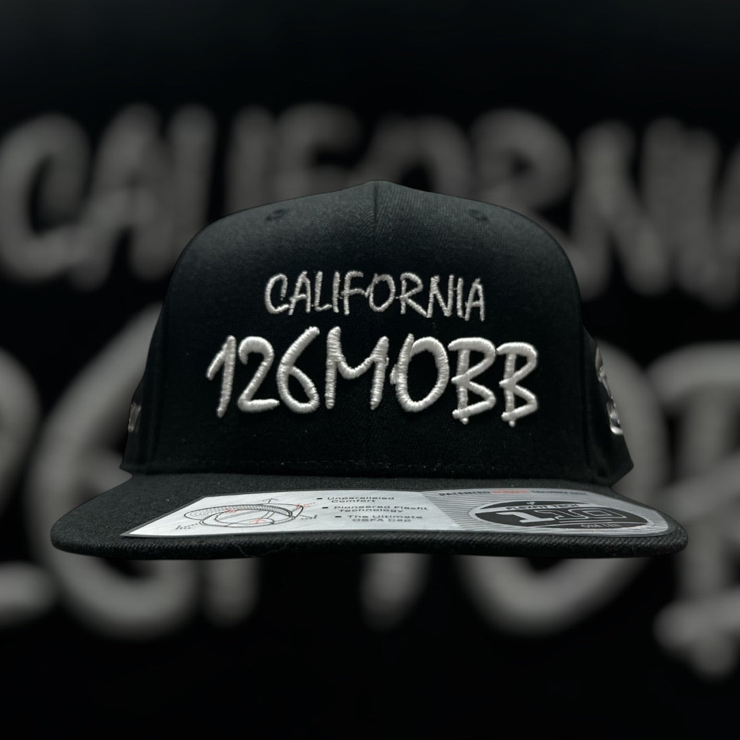 126MOBB CO. "TEXT LOGO" SNAPBACK (FLAT-BRIM)